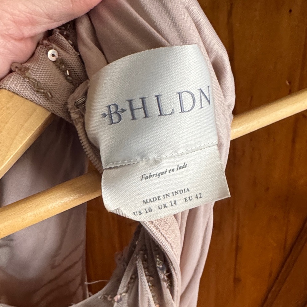 BHLDN Dusty Rose Evening Gown